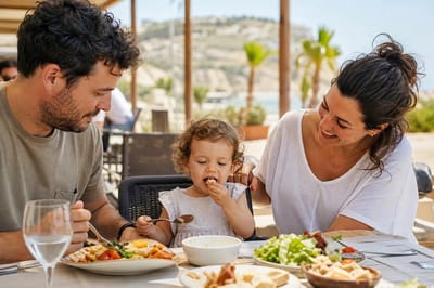 Alimentación fuera de casa en verano con niños de 1 a 3 años: terrazas, picnic y qué avisar a la guardería