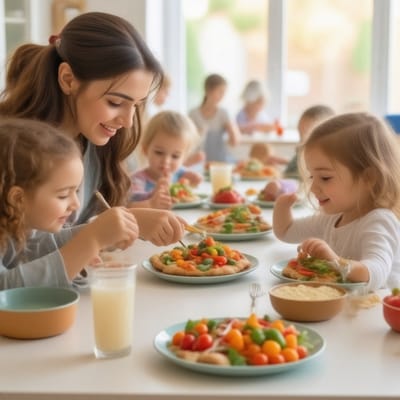 Tendencias en Alimentación Infantil en Guarderías 2025: Menús Saludables y Creativos